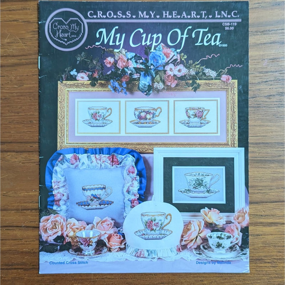 My Cup of Tea Cross Stitch Pattern Book